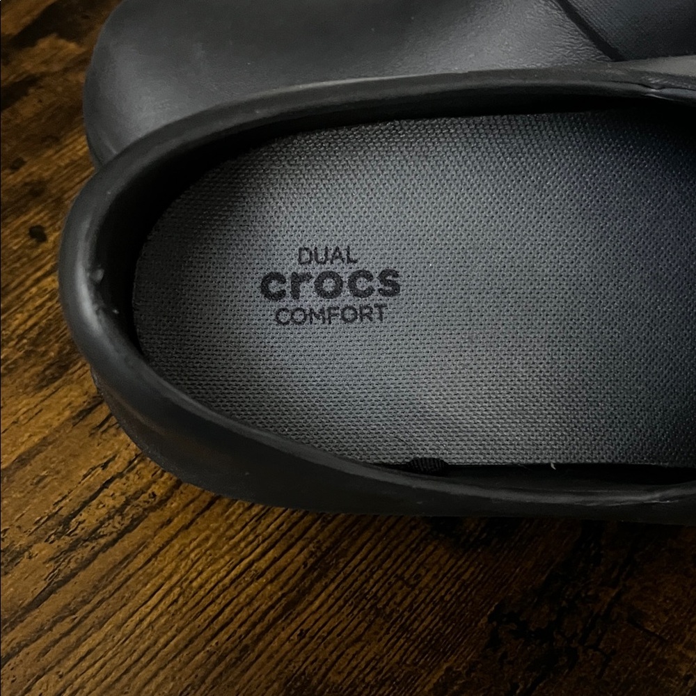 CROCS Black Mules & Clogs - Picture 2 of 4